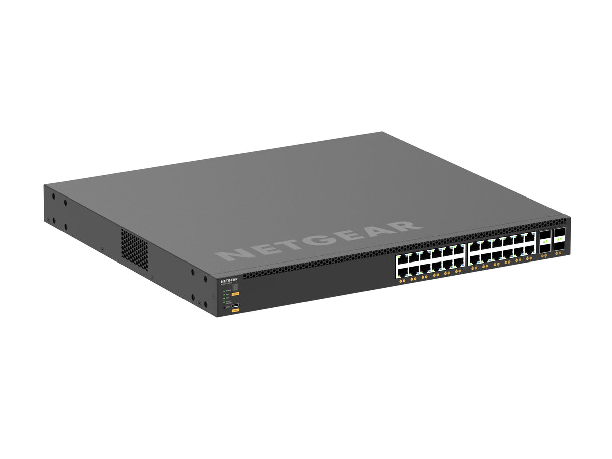 NETGEAR XSM4328CV Managed L3 10G Ethernet (100/1000/10000) Power over Ethernet (PoE) 1U Black