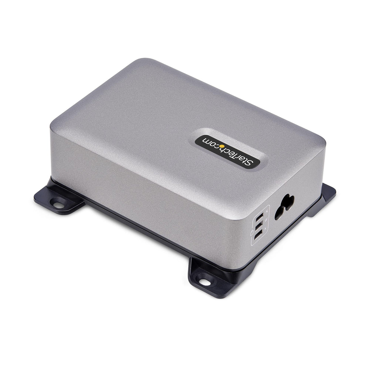 StarTech.com 4-Port Multi-Device USB-C Charger, 240W Total, Single Port 140W EPR, PD 3.1, Screw Locking Ports, Surface Mounting, Ideal for Boardrooms, 2x 10ft USB-C Side Locking 240W Cables Included