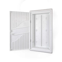 StarTech.com 28-Inch Wall-Mount Media Enclosure, Cable Management Box for Network Distribution, Structured Media Enclosure, Mounting Fixtures/Modules Included