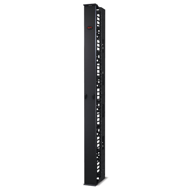 APC Performance,Vertical Cable Manager for 2 & 4 Post Racks, 84"H x 6"W, Single-Sided with Door