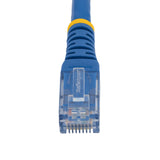 StarTech.com 25ft CAT6 Ethernet Cable - Blue CAT 6 Gigabit Ethernet Wire -250MHz 100W PoE RJ45 UTP Molded Network/Patch Cord w/Strain Relief/ Individually Tested