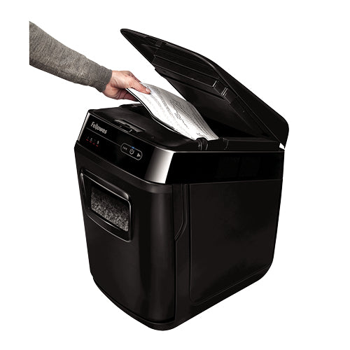 Fellowes 4656201 paper shredder Micro-cut shredding 22.8 cm Black
