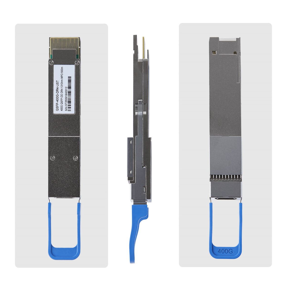 StarTech.com MSA Uncoded QSFP-DD Module, 400Gbps Single Mode Fiber (SMF), 500m [1640ft], MPO Transceiver, 1310nm