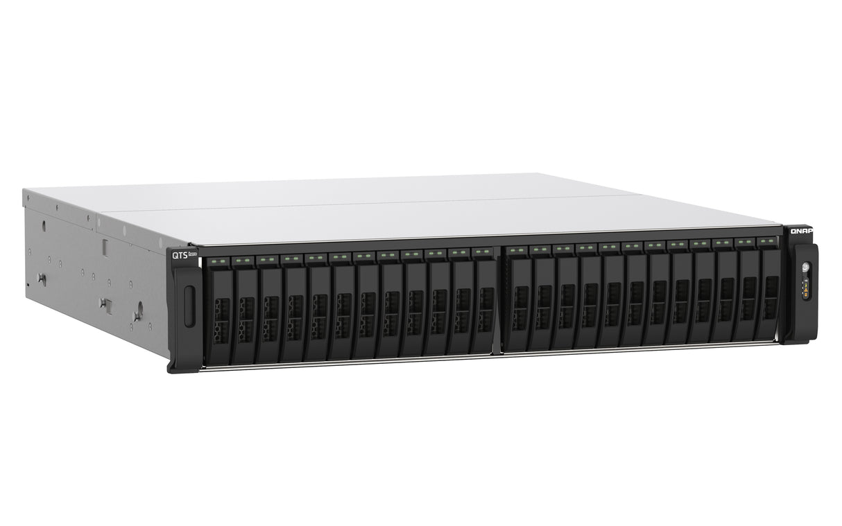 QNAP TS-h2490FU NAS Rack (2U) EPYC 7302P 256 GB DDR4 0 TB QuTS hero Black, Grey