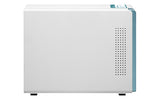 QNAP TS-131K NAS Tower AL214 1 GB DDR3 0 TB HDD QNAP Turbo System Turquoise, White