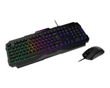 MSI FORGE GK100 COMBO keyboard Mouse included Gaming USB QWERTY US English Black