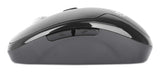 Manhattan USB-A Nano Receiver, Six Buttons with Scroll Wheel, 800/1200/1600 dpi, Wrist-Friendly Contour, Black