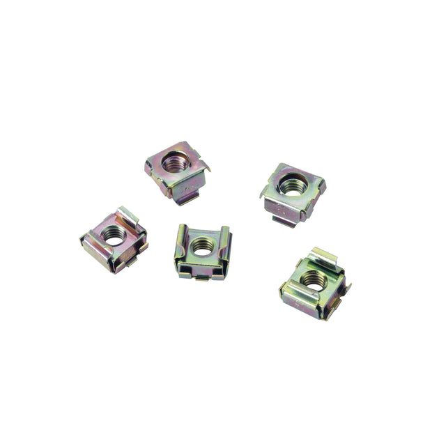 Middle Atlantic 6mm Cage Nuts - 100 Piece