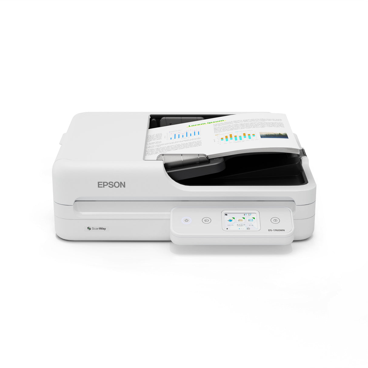 Epson WorkForce DS-1760WN NETWORK FLATBED Flatbed & ADF scanner 1200 x 1200 DPI A4 Black, White