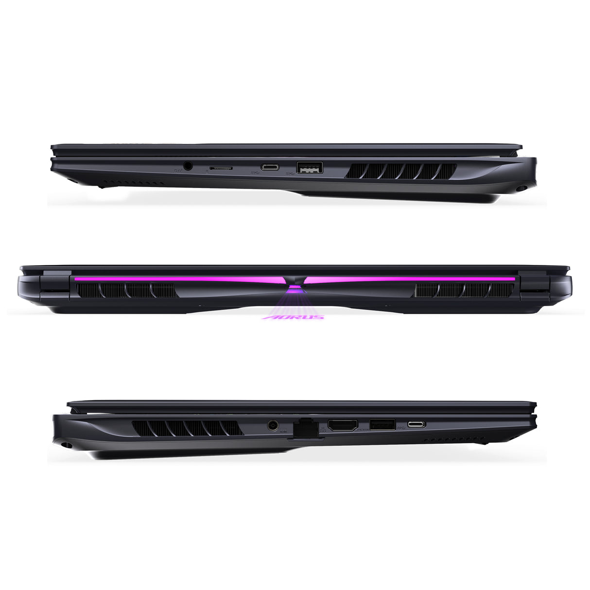 GIGABYTE AORUS 16X 9SG-43USC64SH laptop Intel® Core™ i7 i7-13650HX 40.6 cm (16") WQXGA 32 GB DDR5-SDRAM 1 TB SSD NVIDIA GeForce RTX 4070 Wi-Fi 7 (802.11be) Windows 11 Home Grey