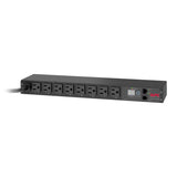 APC NetShelter Switched Rack PDU, 1U, 1.4kW, 120V, 15A, 8 NEMA 5-15R outlet