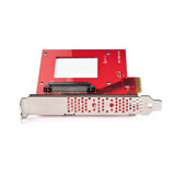 StarTech.com U.3 to PCIe Adapter Card, PCIe 4.0 x4 Adapter For 2.5" U.3 NVMe SSDs, SFF-TA-1001 PCI Express Add-in Card for Desktops/Servers, TAA Compliant - OS Independent