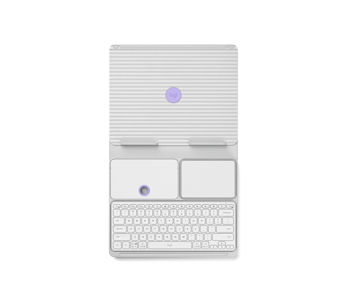 Logitech 920-011238 mobile device keyboard QWERTY English Bluetooth Grey, Violet, White