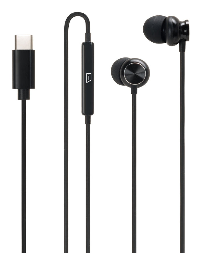 Targus iStore Type-C Earbuds - Luxe Matte Black