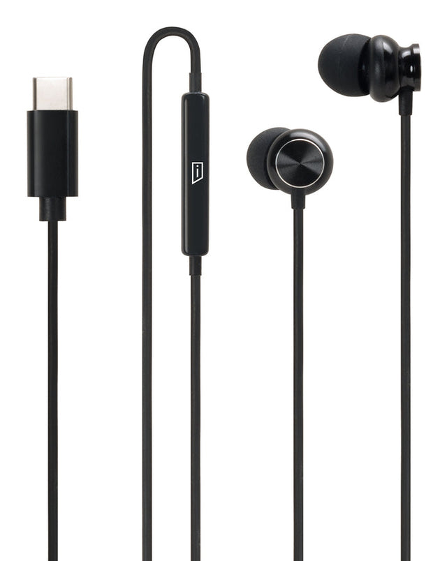 Targus iStore Type-C Earbuds - Luxe Matte Black