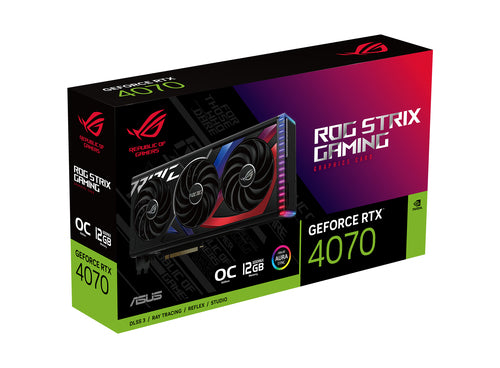 ASUS ROG -STRIX-RTX4070-O12G-GAMING NVIDIA GeForce RTX 4070 12 GB GDDR6X