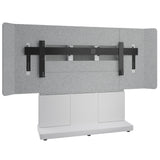 Middle Atlantic ForumTM Free-Standing 66" (3 Bay) Display Stand for (1) 105" 21:9 Ultra-Wide Display, Light Colorway