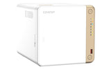 QNAP TS-462-4G NAS Tower Intel® Celeron® N4505 4 GB DDR4 0 TB QNAP QTS White