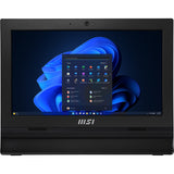 MSI PRO AP162T ADL-020US All-in-One PC/workstation Intel® N N100 39.6 cm (15.6") 1920 x 1080 pixels Touchscreen 4 GB DDR4-SDRAM 128 GB SSD Windows 11 Pro Wi-Fi 5 (802.11ac) Black