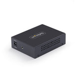 StarTech.com 10GbE Open SFP+ Fiber Media Converter, Standalone 10 Gigabit Ethernet RJ-45 to 10GBASE-X SFP+, Single-Mode / Multi-Mode, 16K Jumbo Frames - TAA