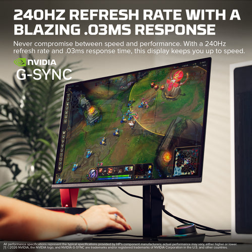 HyperX OMEN OLED 27 inch QHD 240Hz Gaming Monitor - OMEN OLED 27q