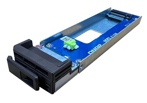 QNAP QDA-E1SM storage drive enclosure SSD enclosure Silver, Black M.2