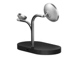 Samsung GP-PWU024WIABW mobile device charger Headset, Smartphone, Smartwatch Black, Silver USB Wireless charging Indoor