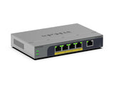 NETGEAR GS105EPP Unmanaged Gigabit Ethernet (10/100/1000) Power over Ethernet (PoE) Desktop/Wall-Mounting Grey