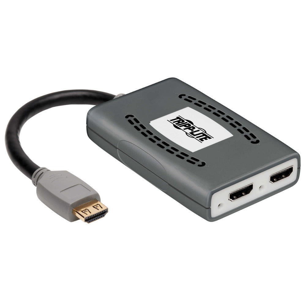 Tripp Lite HDMI Splitter 2 Port 4K @ 60 Hz, 4:4:4, Multi-Res, HDR, HDCP 2.2