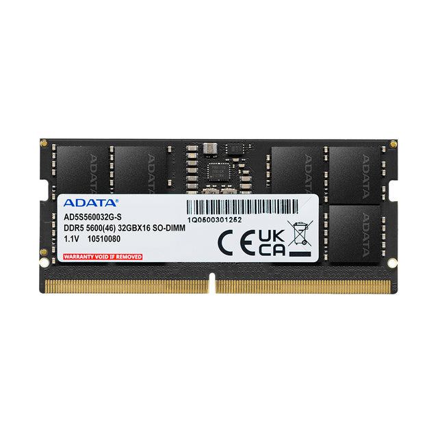 ADATA Premier memory module 16 GB 1 x 16 GB DDR5 262-pin SO-DIMM ECC