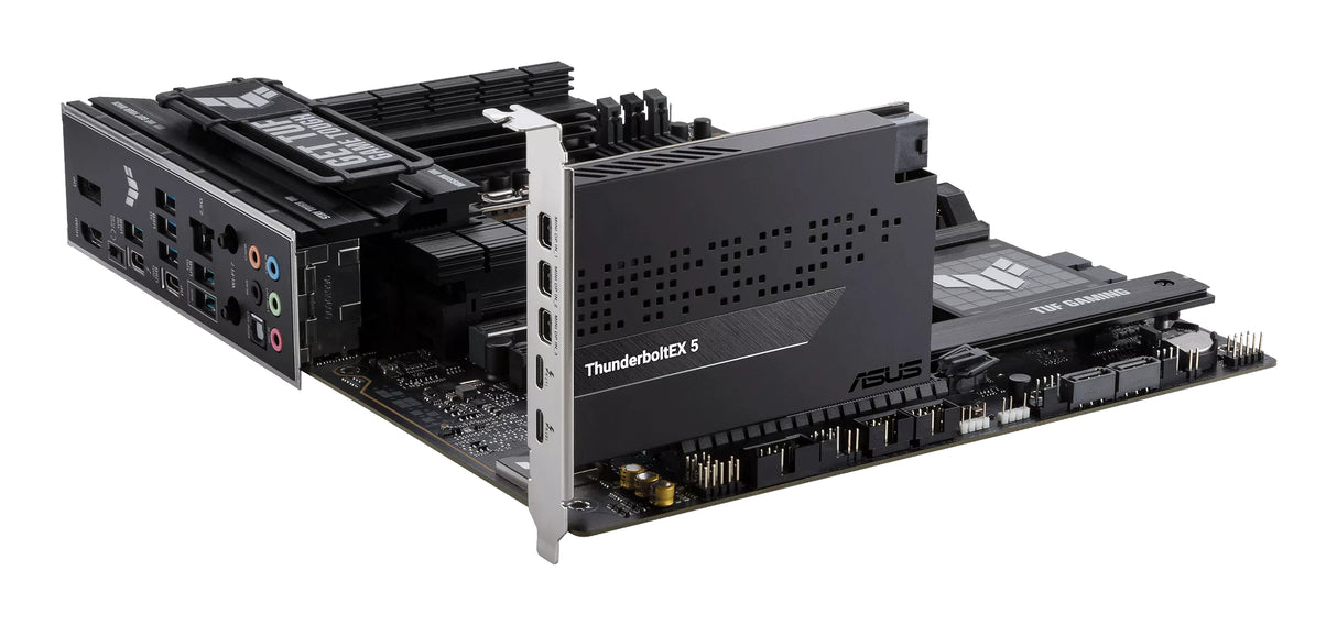 ASUS ThunderboltEX 5 interface cards/adapter Internal Mini DisplayPort, USB 2.0, PCIe, USB Type-C, Thunderbolt, VGA