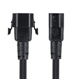 StarTech.com 10ft (3m) Heavy Duty Power Extension Cord, Locking C14 to Locking C13, PDU Power Cord, 15A 250V, 14AWG, AC Power Cable Extension, TAA Compliant, UL Listed