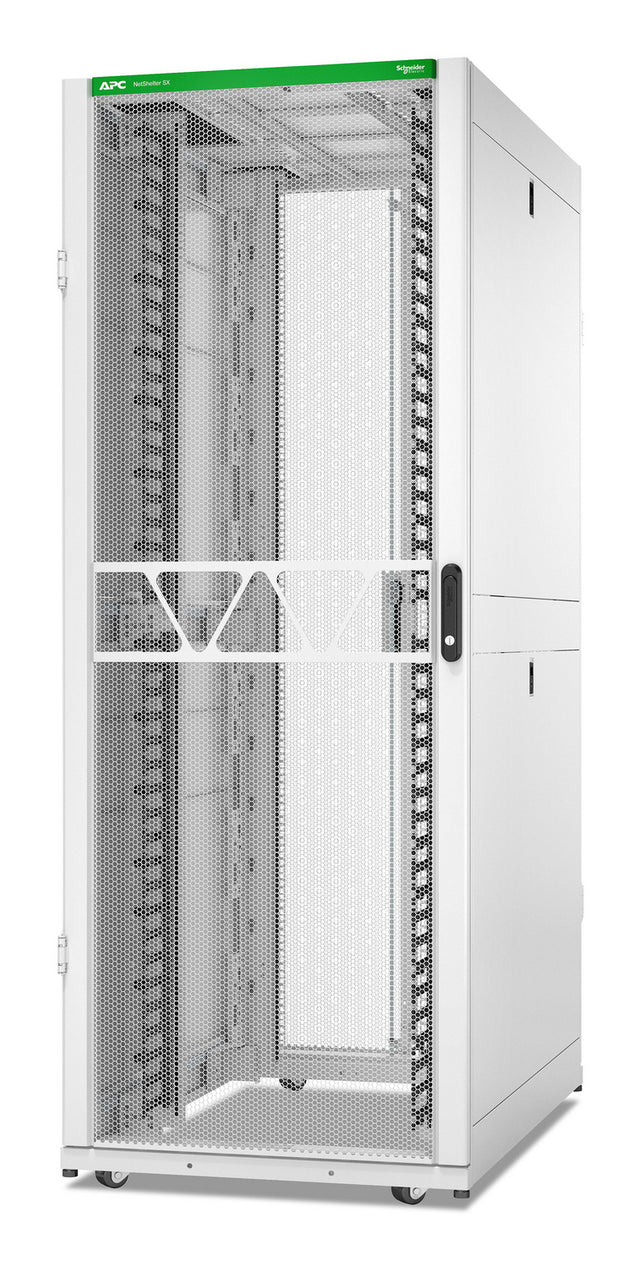 APC NetShelter SX, Networking Rack Enclosure, 42U, 1991H x 750W x 1200D mm, with Sides, White