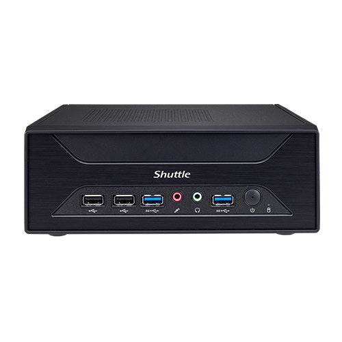 Shuttle XPС slim XH610G PC/workstation barebone 3L sized PC Black Intel H610 LGA 1700