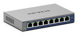 NETGEAR GS108E-400NAS network switch Unmanaged L2/L3 Gigabit Ethernet (10/100/1000) Grey