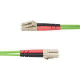 StarTech.com 15m (49.2ft) LC to LC (UPC) OM5 Multimode Fiber Optic Cable, 50/125µm Duplex LOMMF Zipcord, VCSEL, 40G/100G, LSZH Fiber Jumper Cord