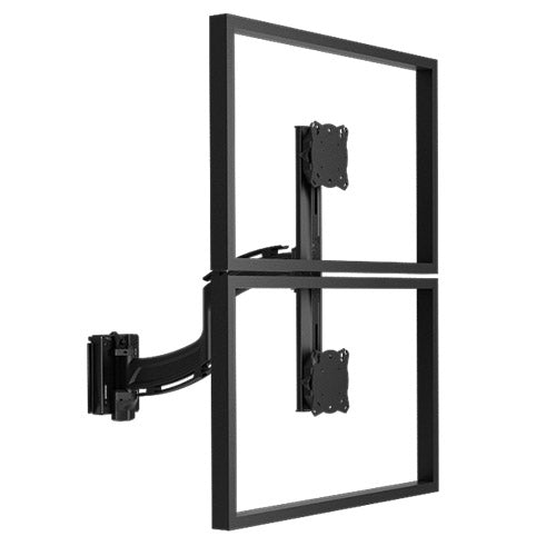 Chief KontourTM K4 1x2 Vertical Focal Depth-Adjustable Array, Slat-Wall Mounted