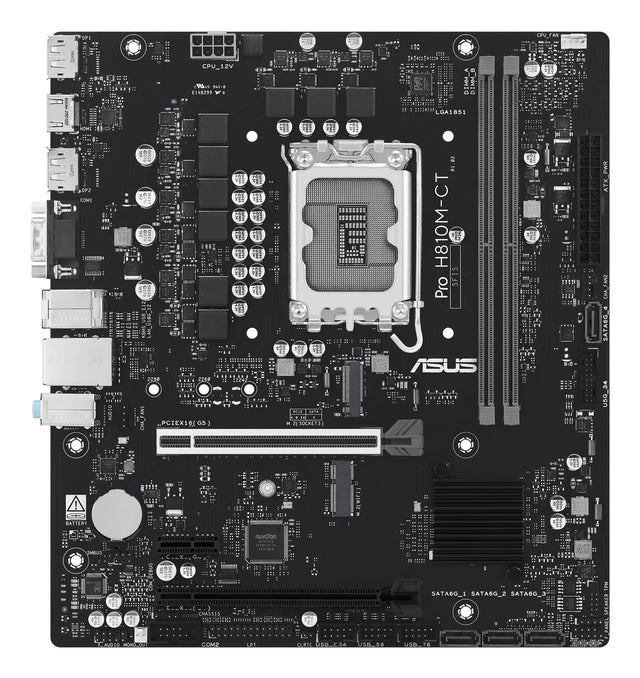 ASUS PRO H810M-CT-CSM motherboard Intel H810 LGA 1851 (Socket V1) micro ATX