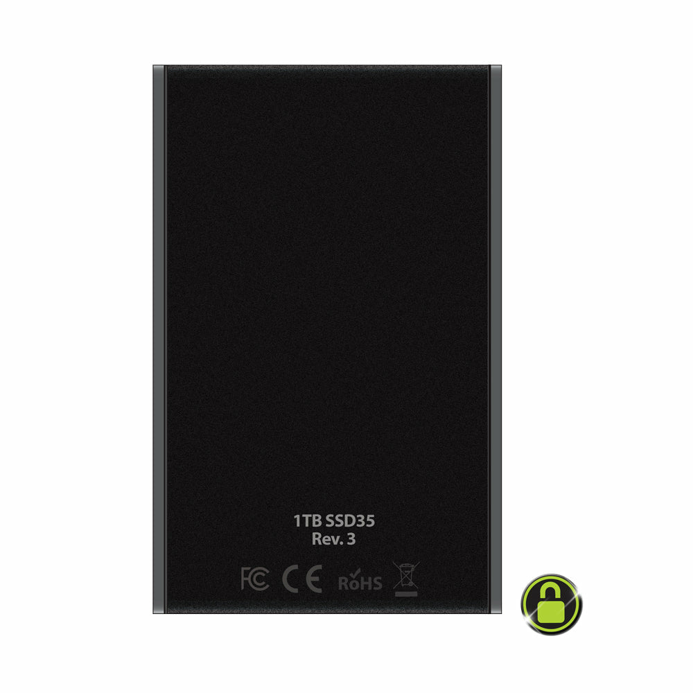 iStorage Kanguru Defender SSD 35 4 TB Micro-USB B 3.2 Gen 1 (3.1 Gen 1) Black