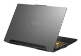 ASUS TUF Gaming F15 FX507VU-DS91-CA laptop Intel® Core™ i9 i9-13900H 39.6 cm (15.6") Full HD 16 GB DDR4-SDRAM 512 GB SSD NVIDIA GeForce RTX 4050 Wi-Fi 6 (802.11ax) Windows 11 Home Black, Grey
