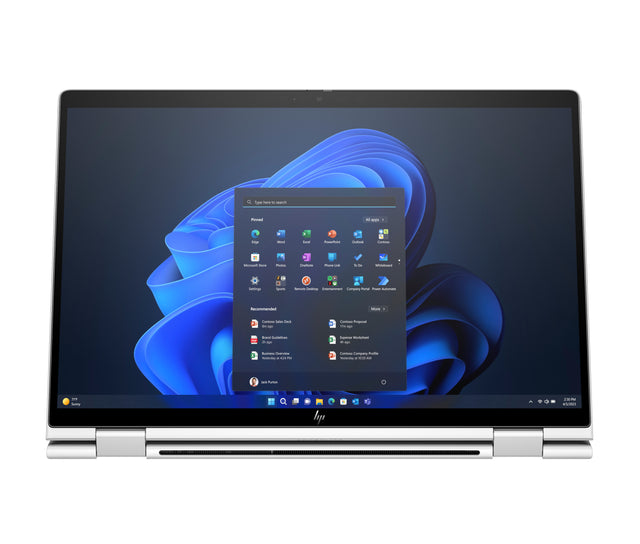 HP Elite x360 1040 G11 Intel Core Ultra 7 155H Hybrid (2-in-1) 35.6 cm (14") Touchscreen WUXGA 16 GB LPDDR5x-SDRAM 512 GB SSD Wi-Fi 6E (802.11ax) Windows 11 Pro Silver