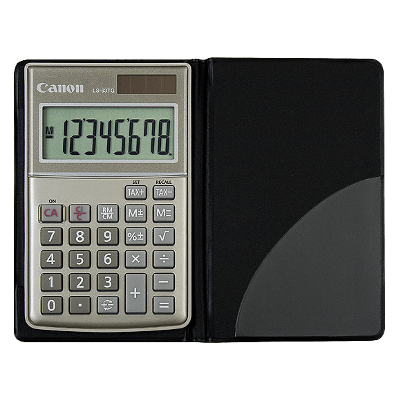 Canon LS-63TG calculator Pocket Basic Cream, Black