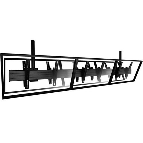 Chief Fusion® Large Ceiling Back-to-Back 3 x 1 Menu Board