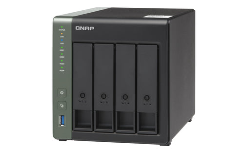 QNAP TS-431X3 NAS Tower Annapurna Labs AL314 4 GB DDR3 0 TB QNAP Turbo System Black