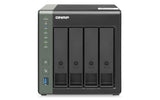 QNAP TS-431X3 NAS Tower Annapurna Labs AL314 4 GB DDR3 0 TB QNAP Turbo System Black