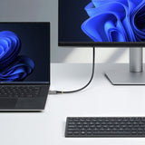 StarTech.com 10ft (3m) USB4 Cable, 20Gbps, USB-IF Certified USB-C Cable, 60W PD, 4K 120Hz DP 2.1, TPE Jacket, Black USB-C Cord
