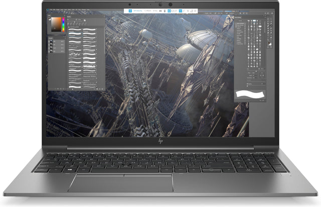HP ZBook G7 Intel® Xeon® W-10885M Mobile workstation 39.6 cm (15.6") Full HD 64 GB DDR4-SDRAM 512 GB SSD NVIDIA Quadro T2000 Wi-Fi 6 (802.11ax) Windows 10 Pro for Workstations Silver