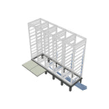 Middle Atlantic 2 Bay Riser Base for 36 Inch Deep for SNE Racks, 24 Inches Wide Racks