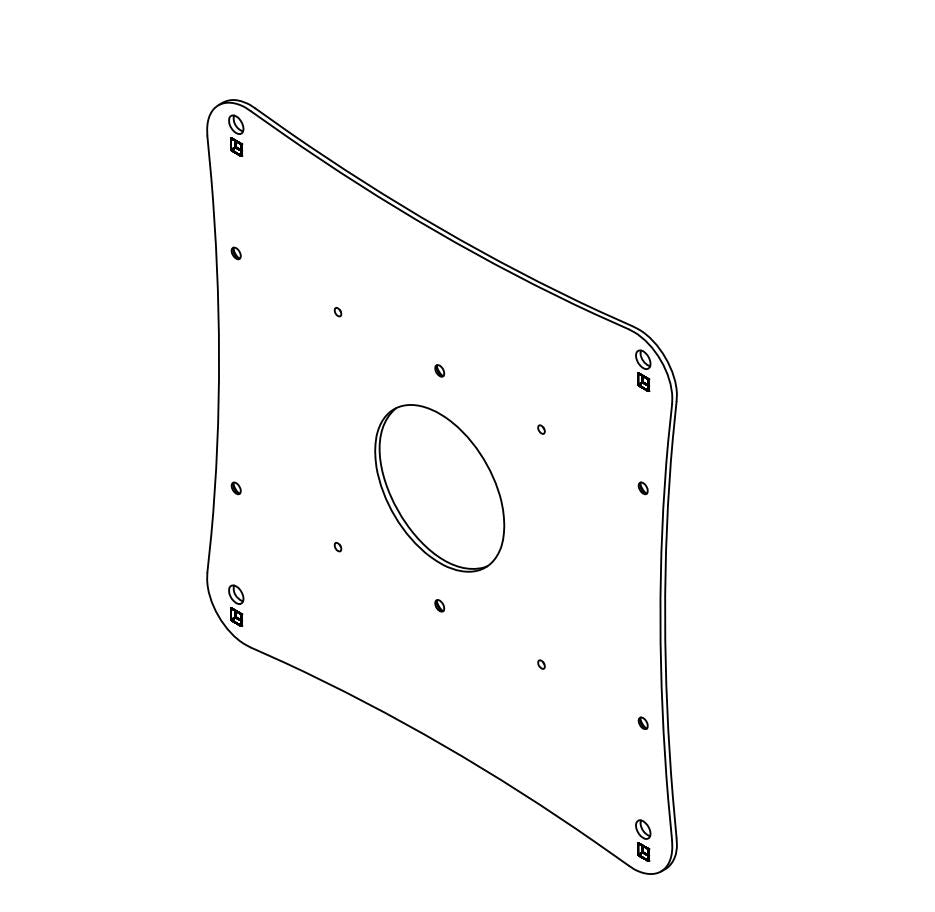 Chief J-Series Medium Interface Brackets-JSB210B