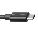 Targus ACC1128GLX USB cable Thunderbolt 3 0.8 m USB C Black